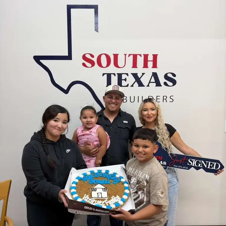 Three generations of the Vasquez family on the day they signed